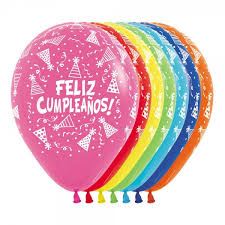 BOMBAS FELIZ CUMPLEAÑOS X100 PAQUETE SURTIDO  1