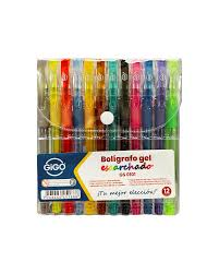 BOLÍGRAFO GEL ESCARCHADO 