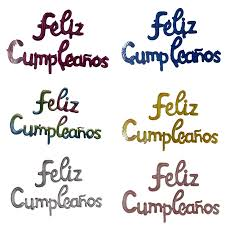 LETRERO INFLABLE FELIZ CUMPLEAÑOS CURSIVO 1