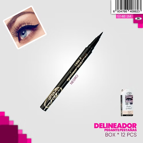 DELINEADOR PEGANTE DE PESTAÑAS JBL LASH GLUE  1