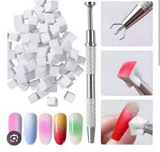 ESPONJA DE DIFUMINAR UÑAS X100 1