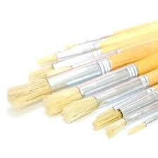PINCEL 🖌️ ESCOLAR DE CERDAS PAQUETE X12  1