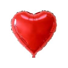 GLOBO LISO DE 18" DE CORAZÓN  1