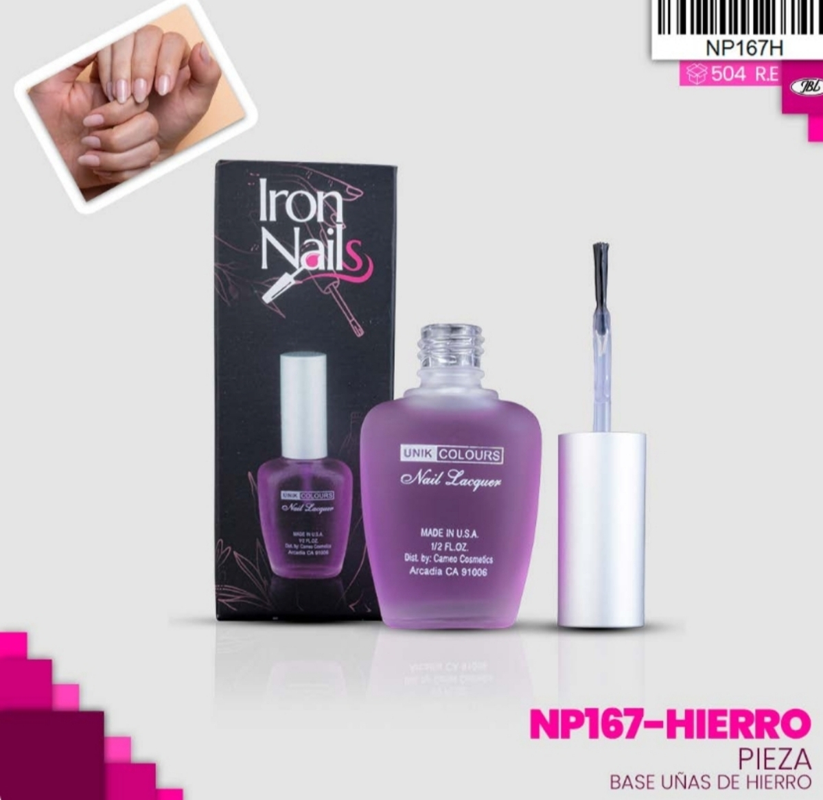 BASE UÑAS DE HIERRO NP 167H 1