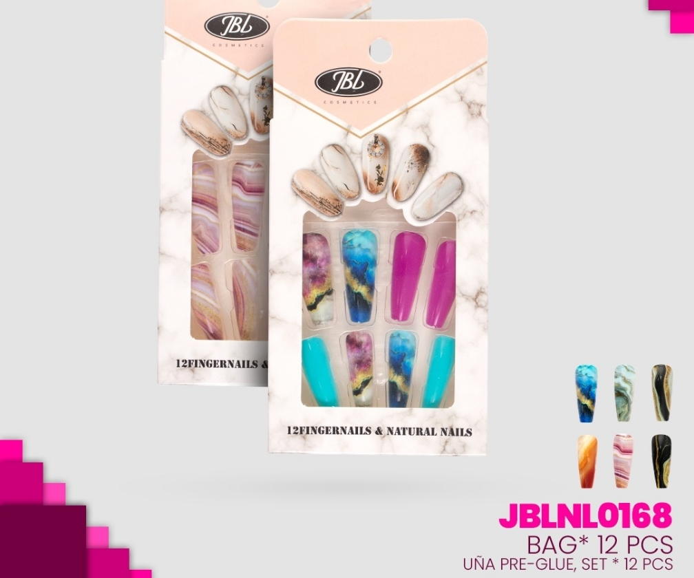 UÑAS PRE-GLUE,SET RF NL0168 1