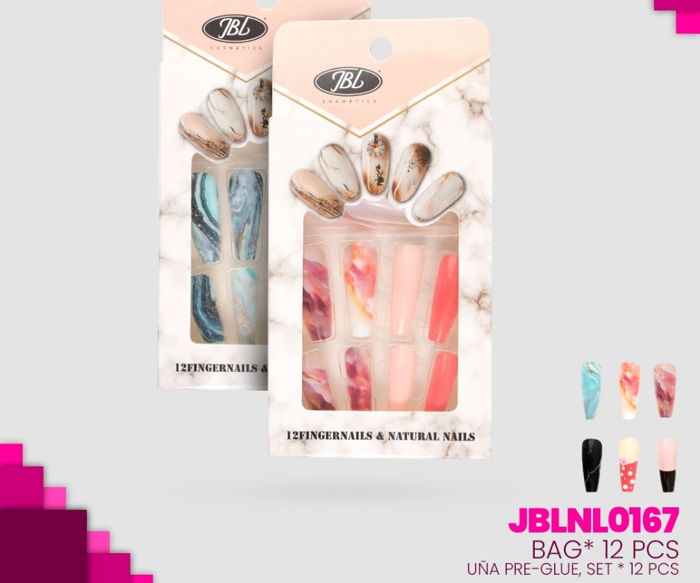 UÑAS PRE-GLUE,SET RF NL0168 1