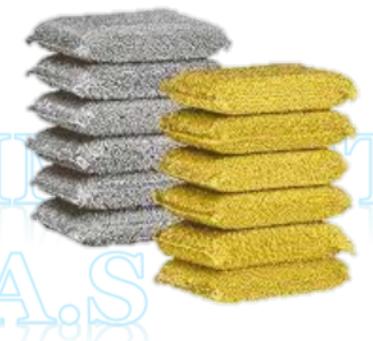 Esponja 🧽 oro plata paquete x12 1