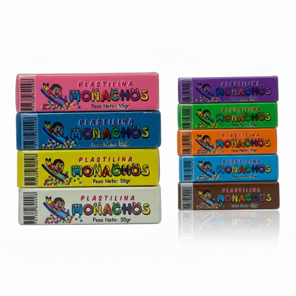 PLASTILINA EN BARRA X12 1