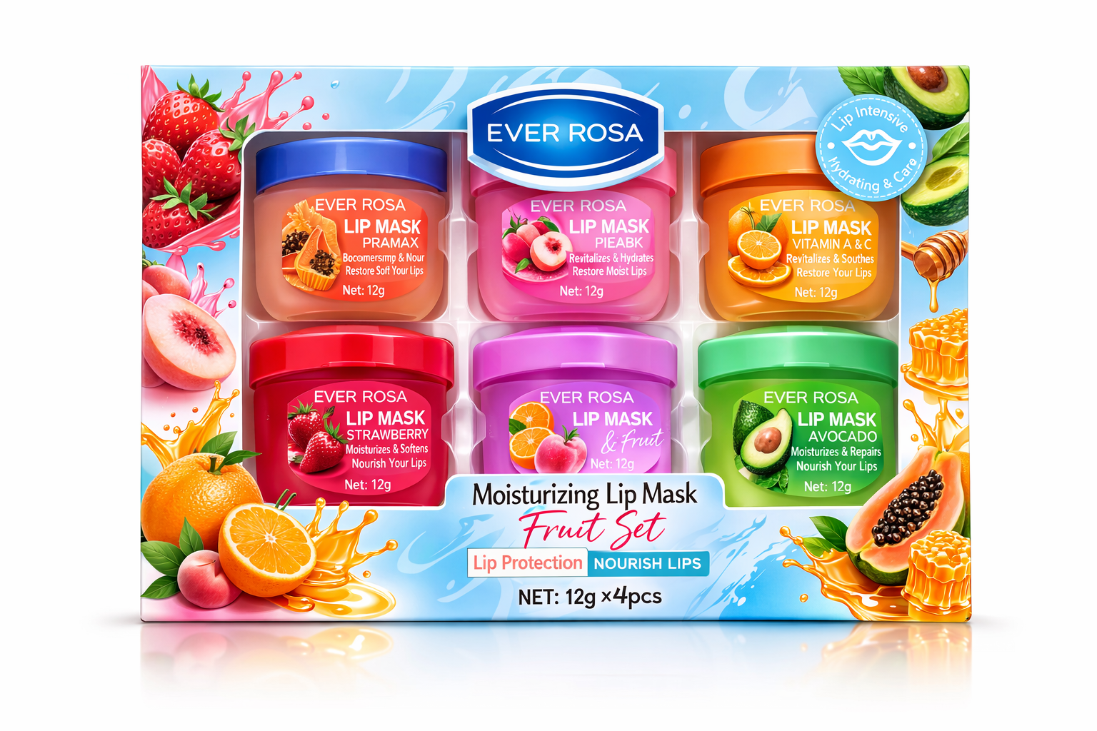 VASELINA FRUTA CAJA X6 1