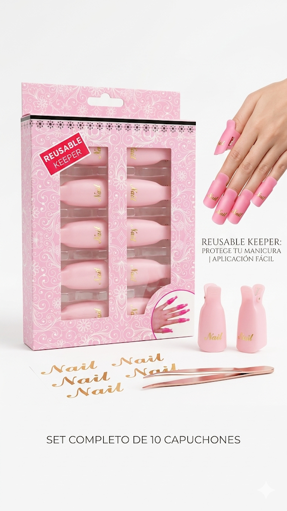 CAPUCHON PARA UÑAS X10 PCS 1