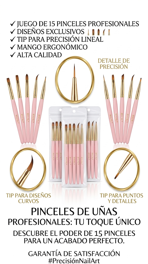PINCEL UÑAS X5  503 1