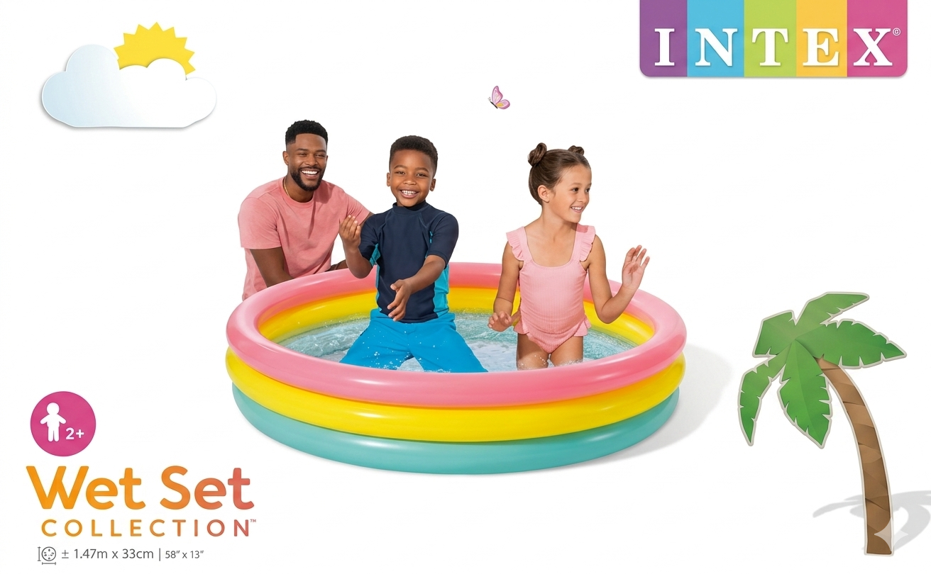 PISCINA ARCOIRIS GRANDE 1.47X33 1
