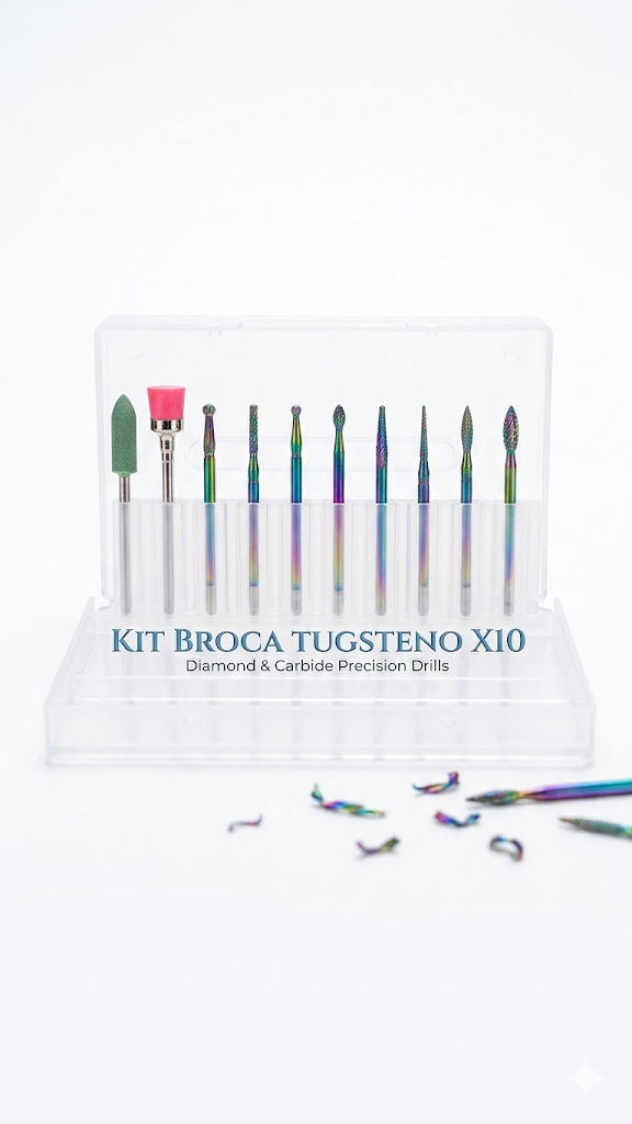 KIT BROCA TUGSTENO X10 1