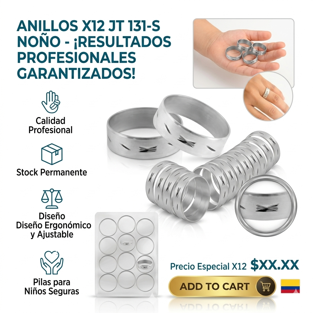  ANILLOS X12 JT 131-S NOÑO