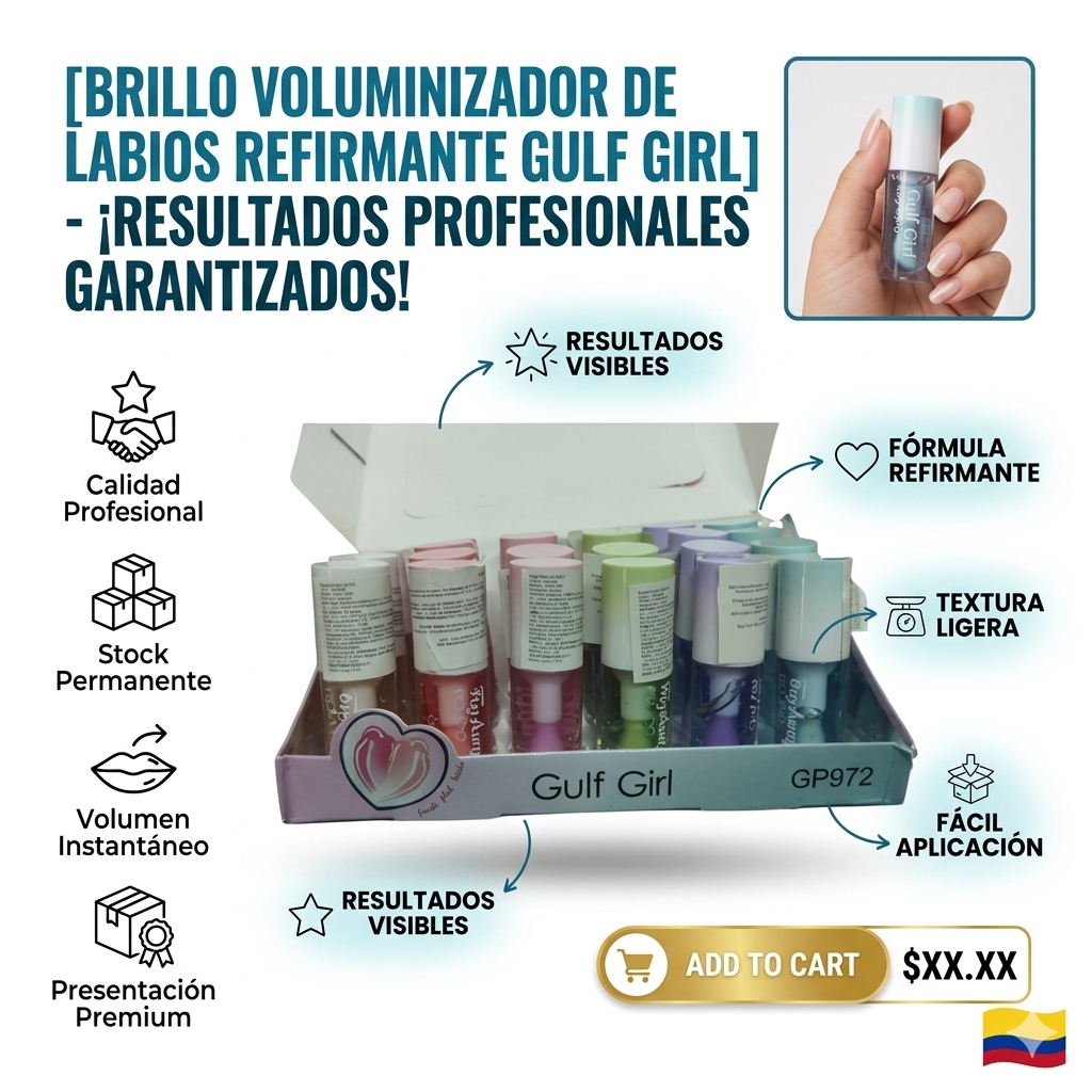  BRILLO VOLUMINIZADOR DE LABIOS REFIRMANTE GULF GIRL