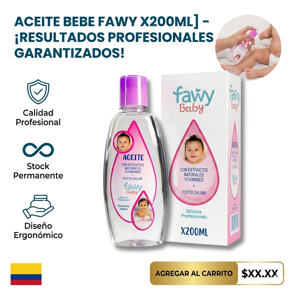 ACEITE BEBE FAWY X200ML 1