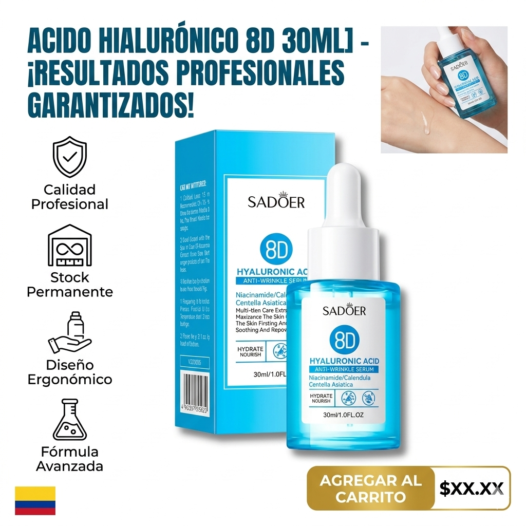 ACIDO HIALURONICO 8D 30ML