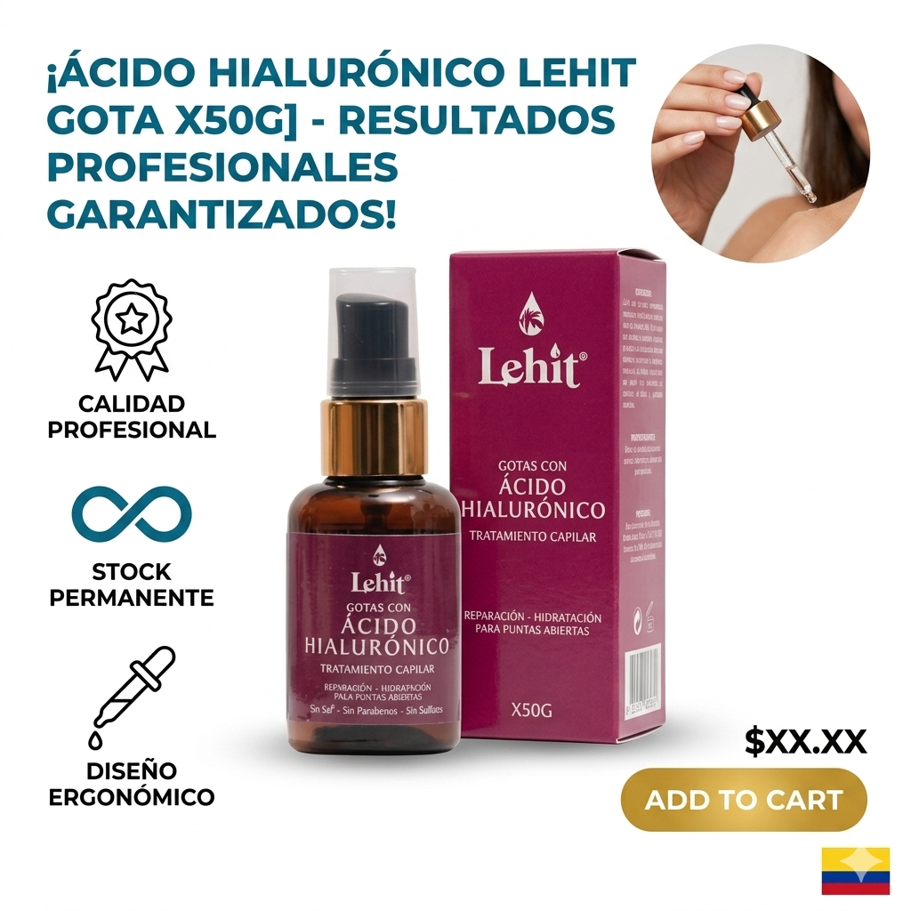 ÁCIDO HIALURÓNICO LEHIT GOTA X50G