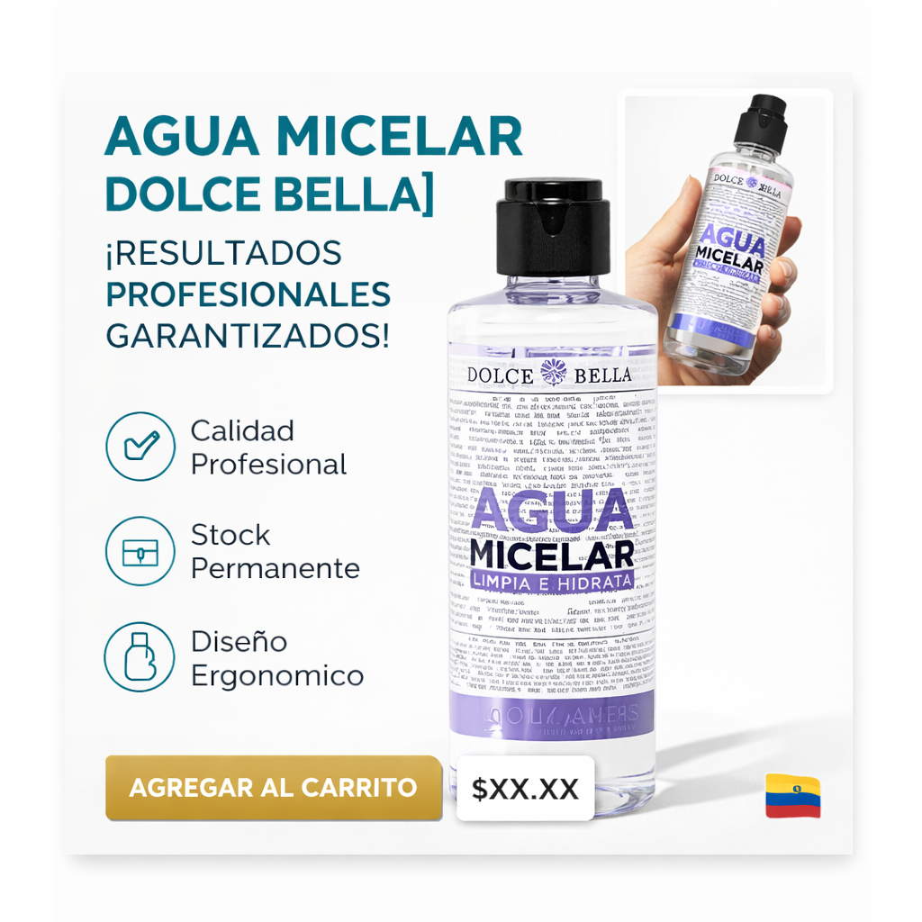 AGUA MICELAR DOLCE BELLA