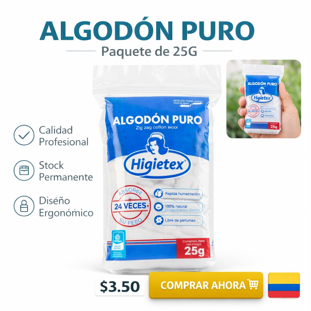 ALGODON DE 25G