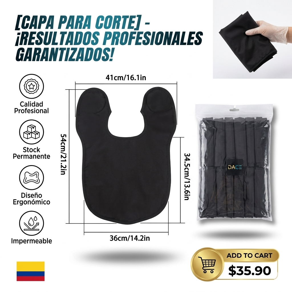 BABERO PARA CORTE O TINTE 1