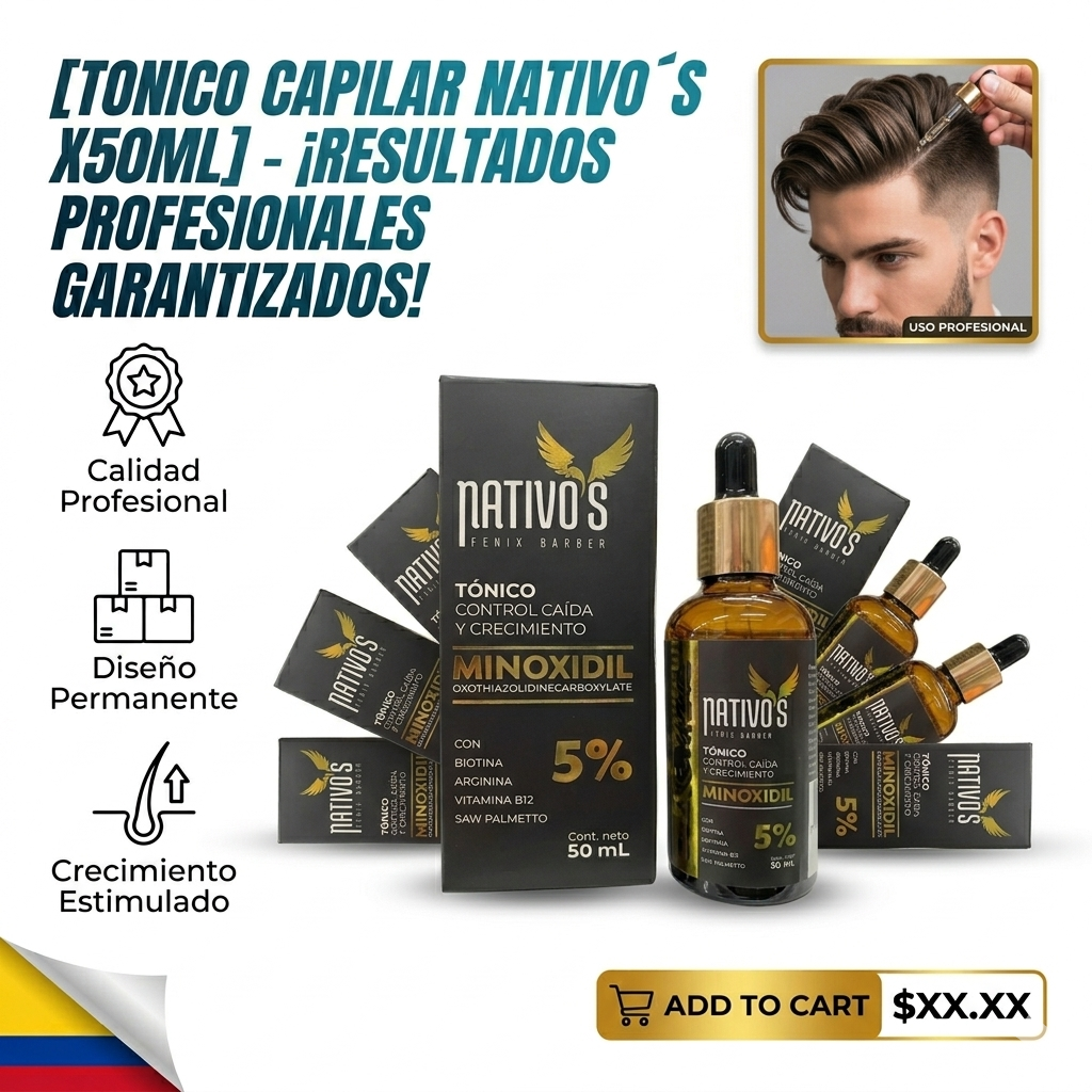 TONICO CAPILAR NATIVO´S X50ML 1