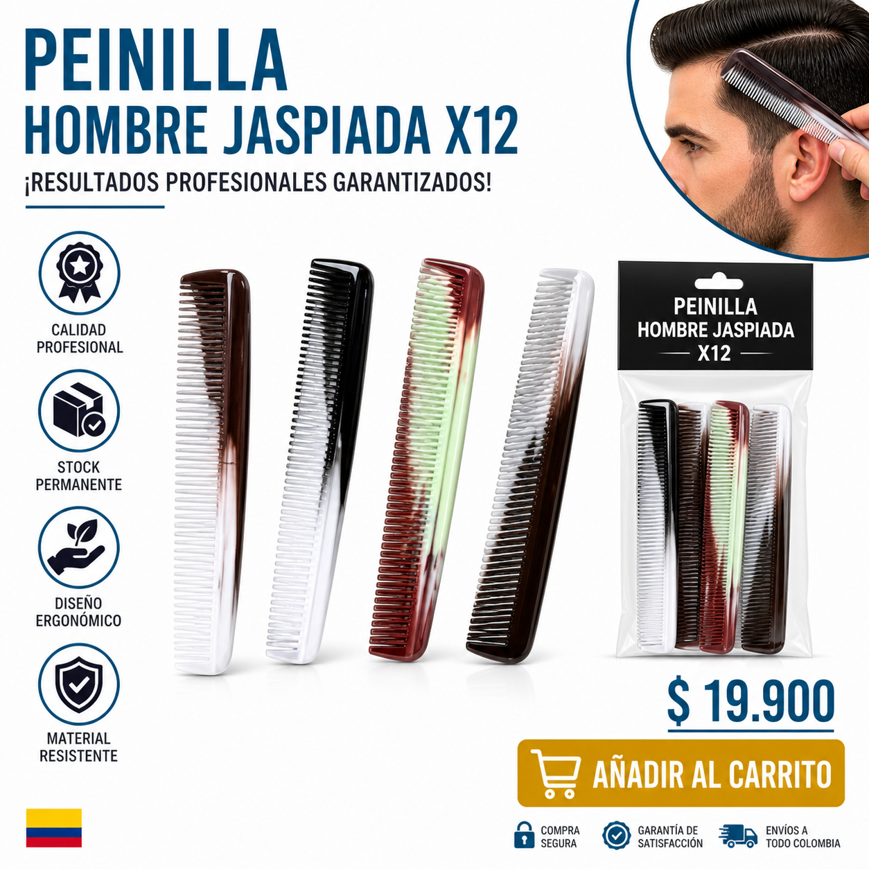 PEINILLA HOMBRE JASPIADA X12  1