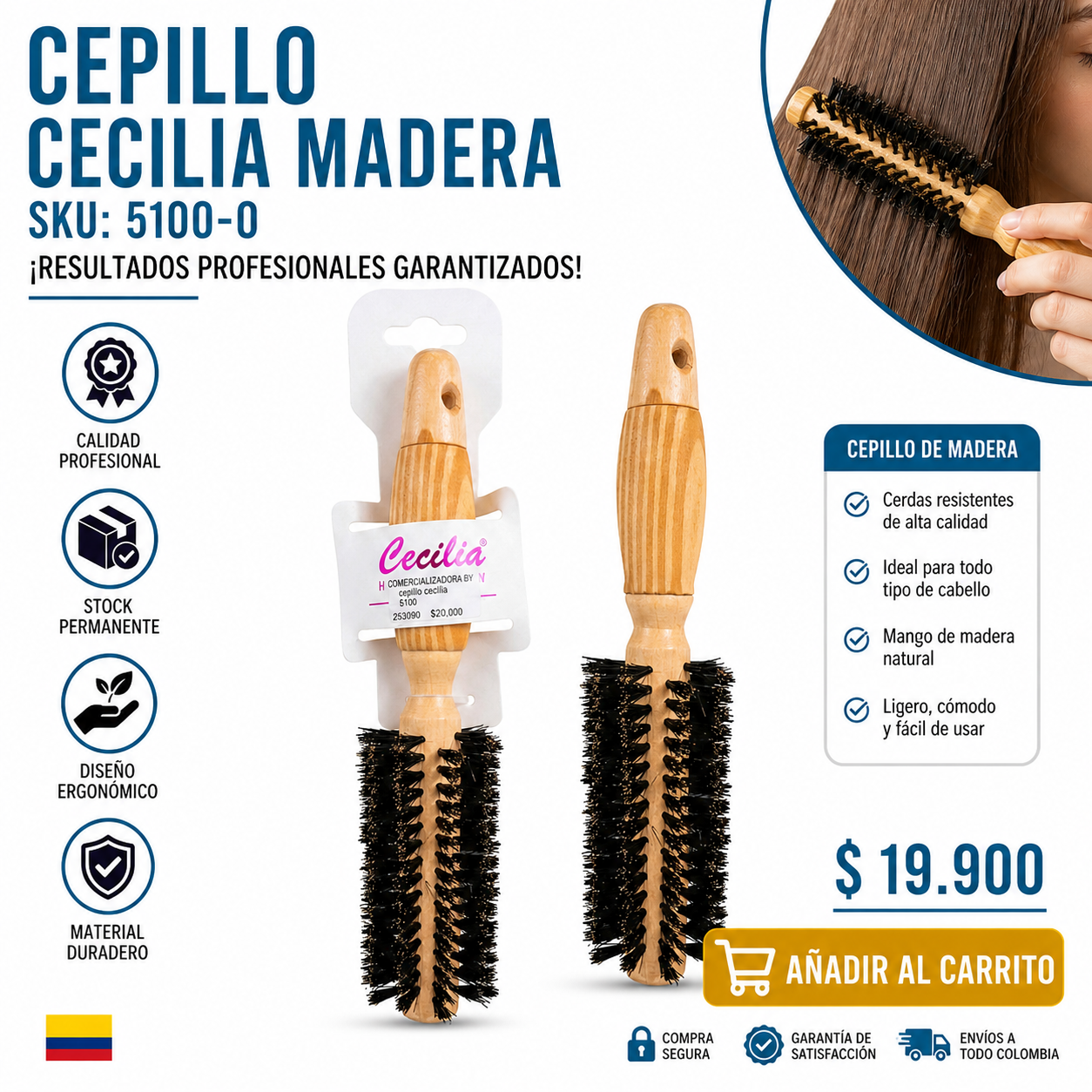 CEPILLO CECILIA MADERA 1