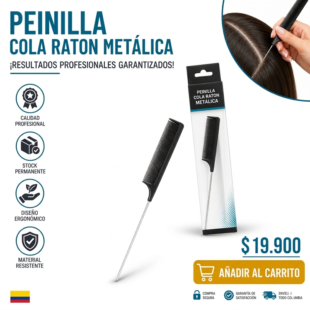 PEINILLA COLA RATON METÁLICA 1