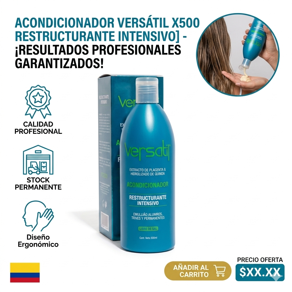 ACONDICIONADOR VERSÁTIL X500 RESTRUCTURANTE INTENSIVO