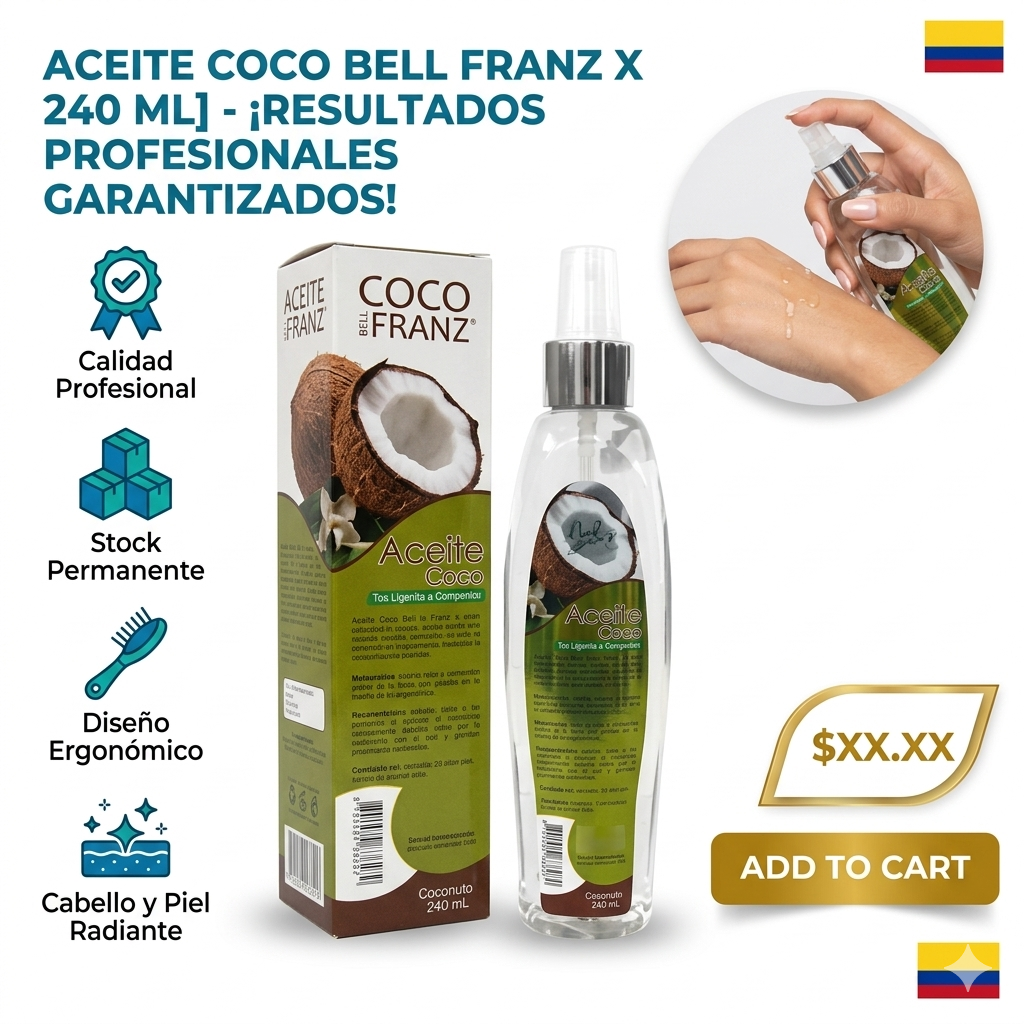 ACEITE COCO BELL FRANZ X 240 ML