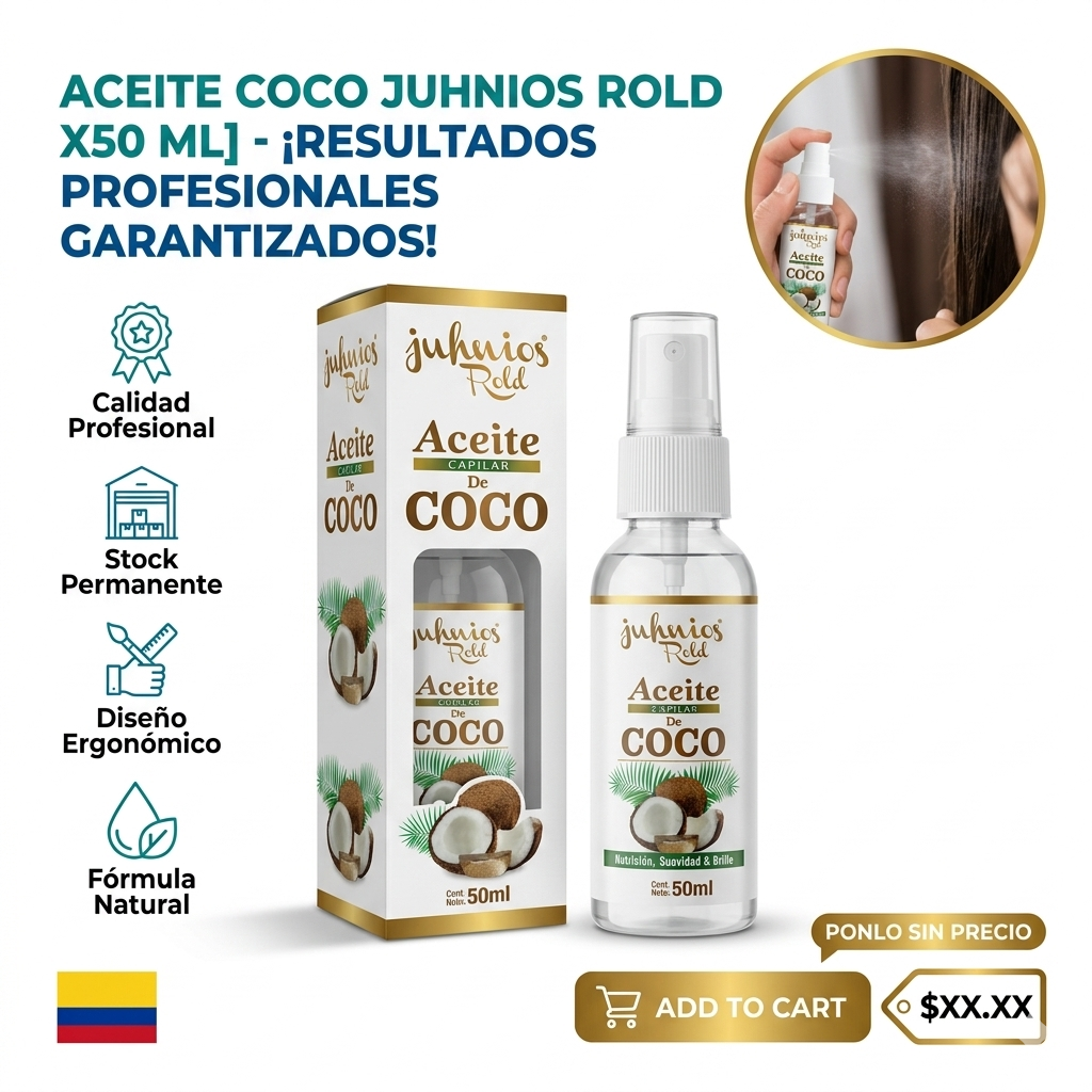 ACEITE COCO JUHNIOS ROLD X50 ML