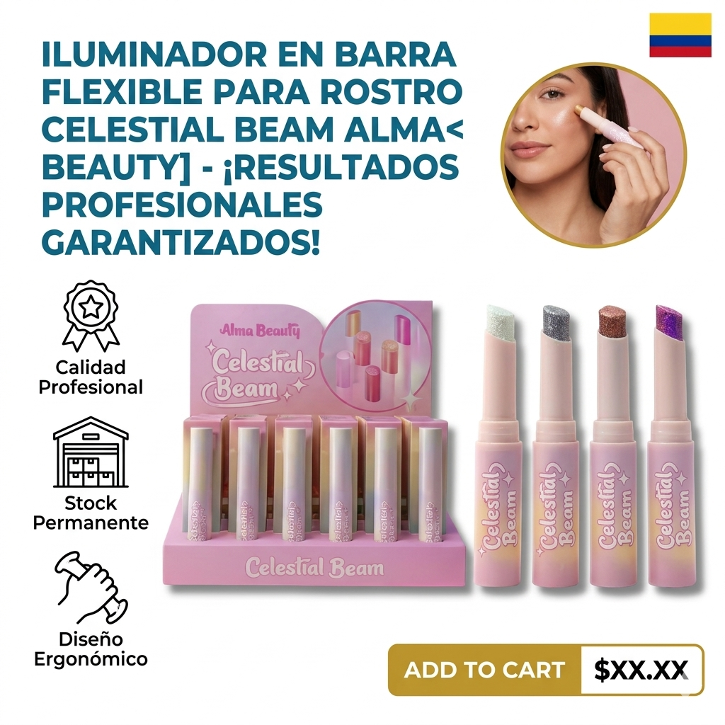ILUMINADOR EN BARRA FLEXIBLE PARA ROSTRO CELESTIAL BEAM ALMA< BEAUTY 1
