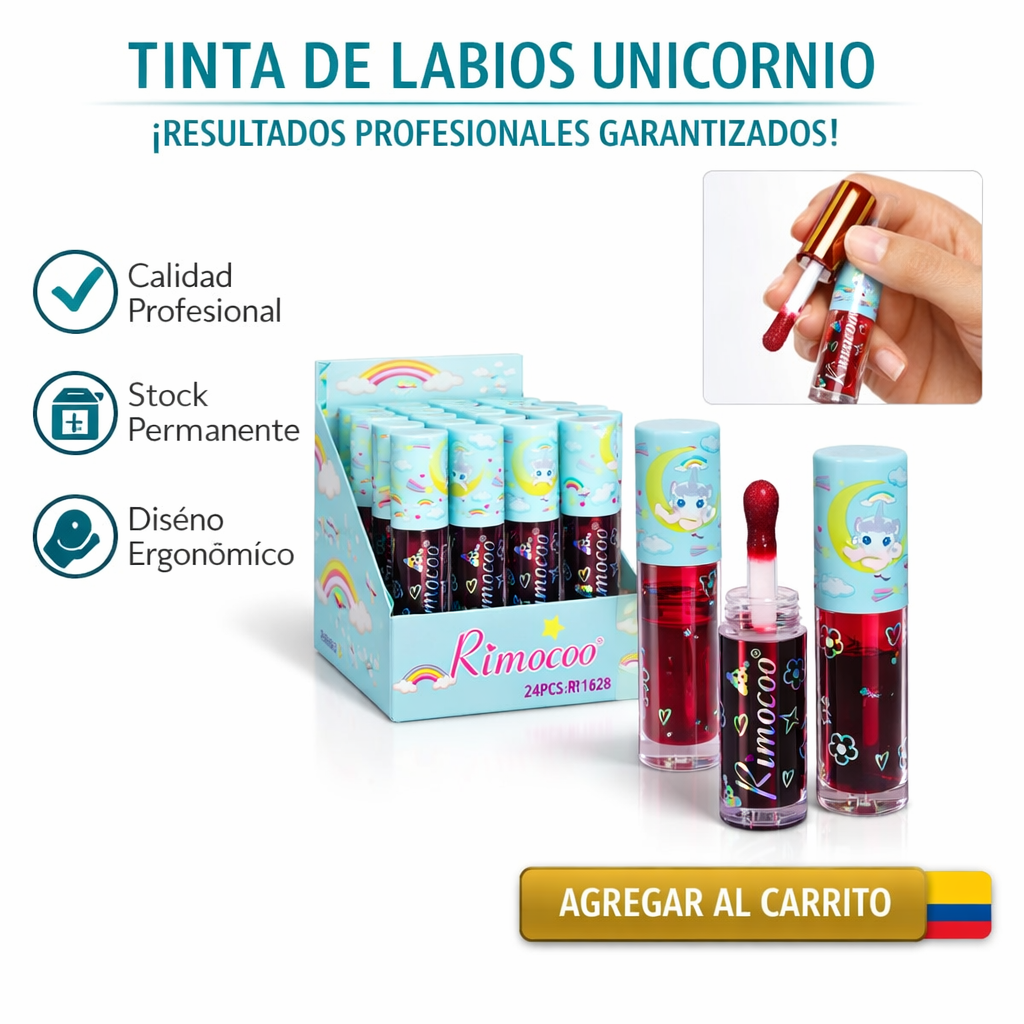 TINTA DE LABIOS UNICORNIO  1