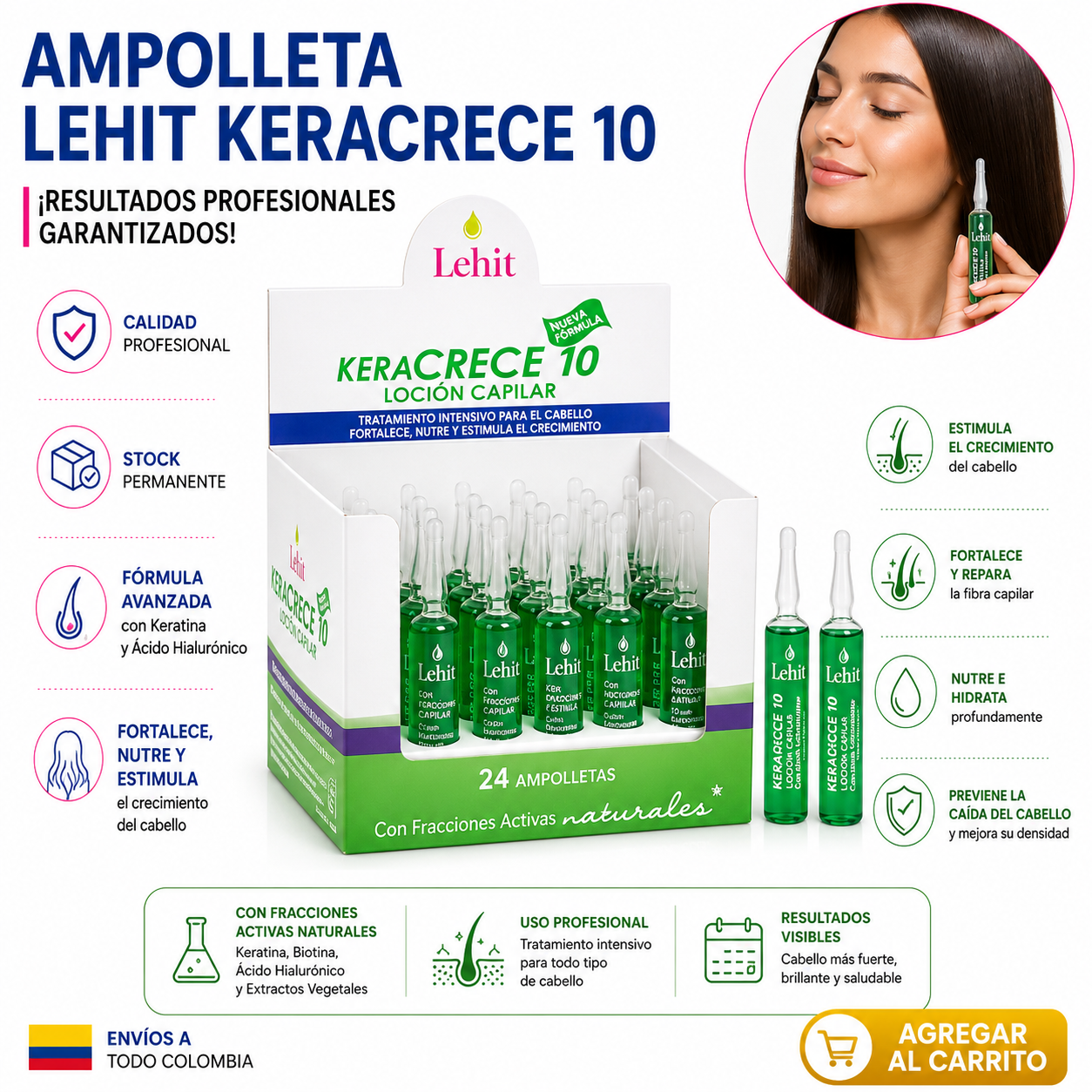 AMPOLLETA LEHIT KERACRECE 10