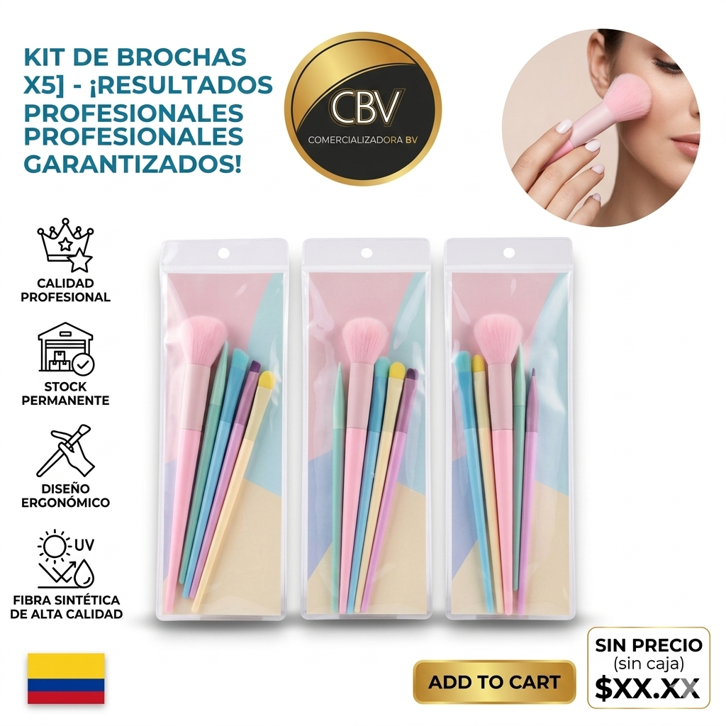 KIT DE BROCHAS X5 1