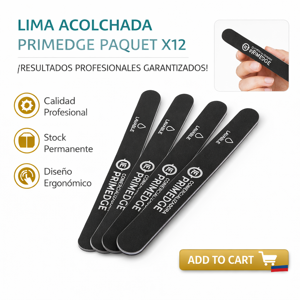 LIMA ACOLCHADA PRIMEDGE PAQUETE X12 1