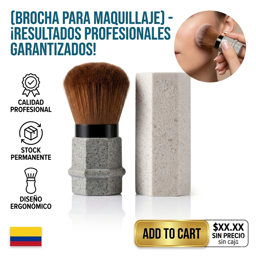 BROCHA PARA MAQUILLAJE  1