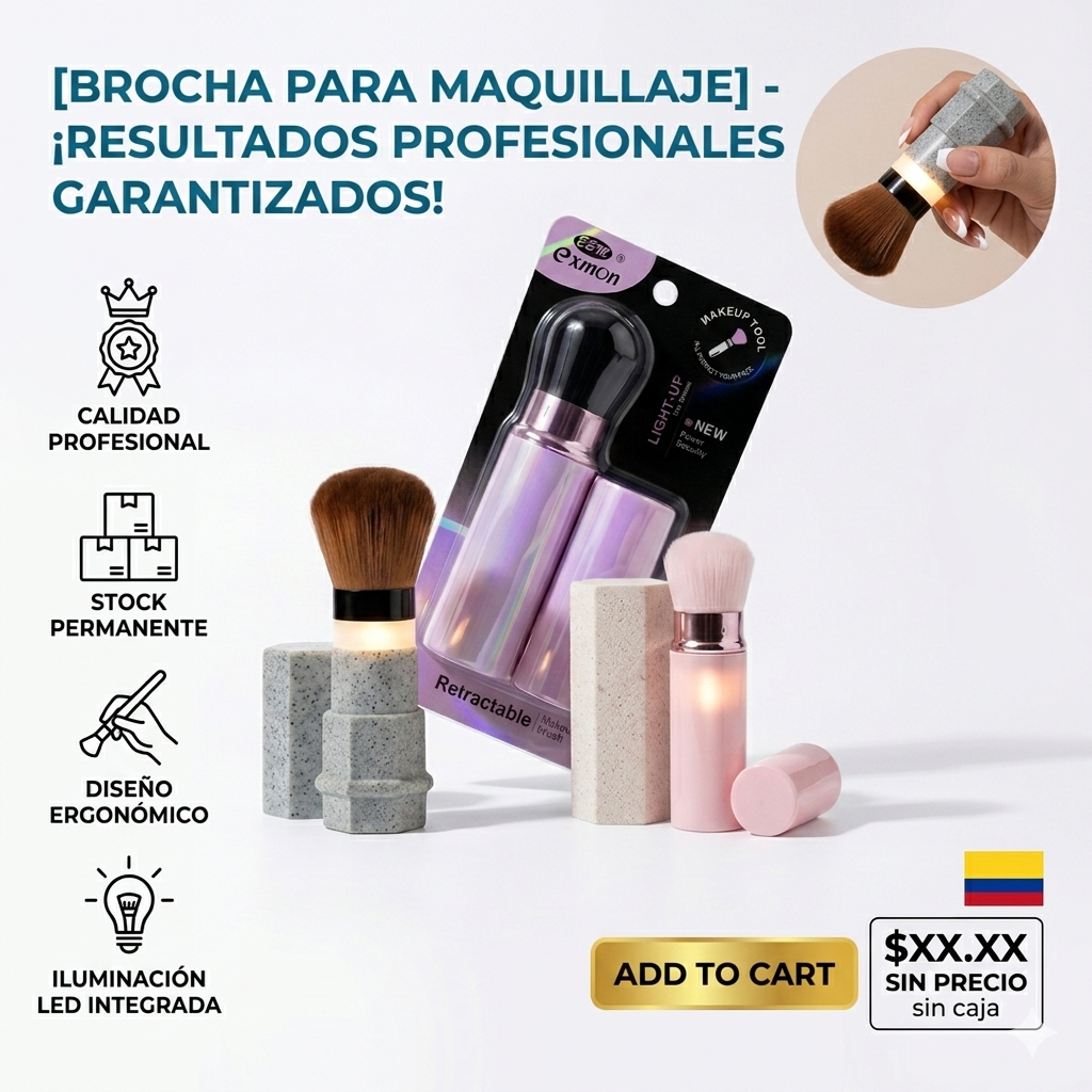 BROCHA PARA MAQUILLAJE  1