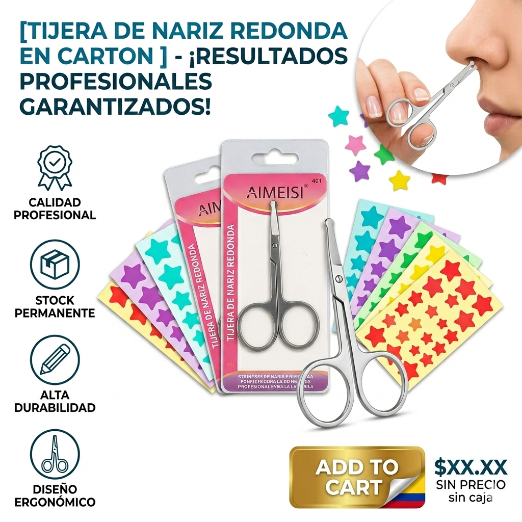 TIJERA DE NARIZ REDONDA EN CARTON   1