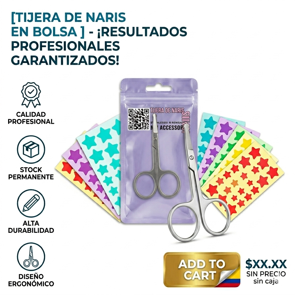 TIJERA DE NARIZ EN BOLSA  1