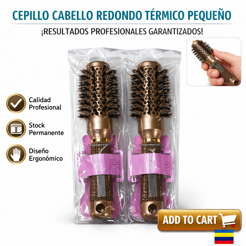 CEPILLO CABELLO REDONDO TERMICO PEQUEÑO 1