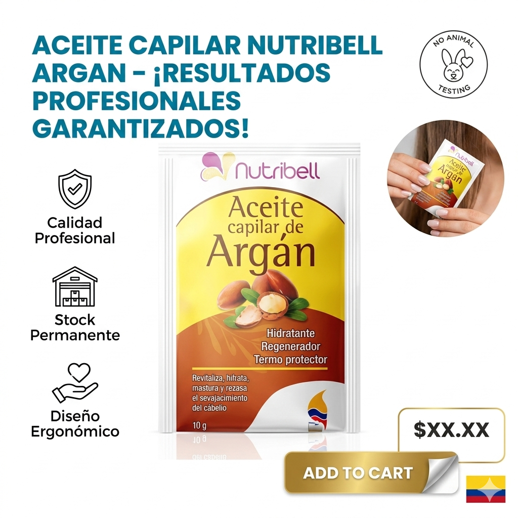 ACEITE CAPILAR NUTRIBELL ARGAN