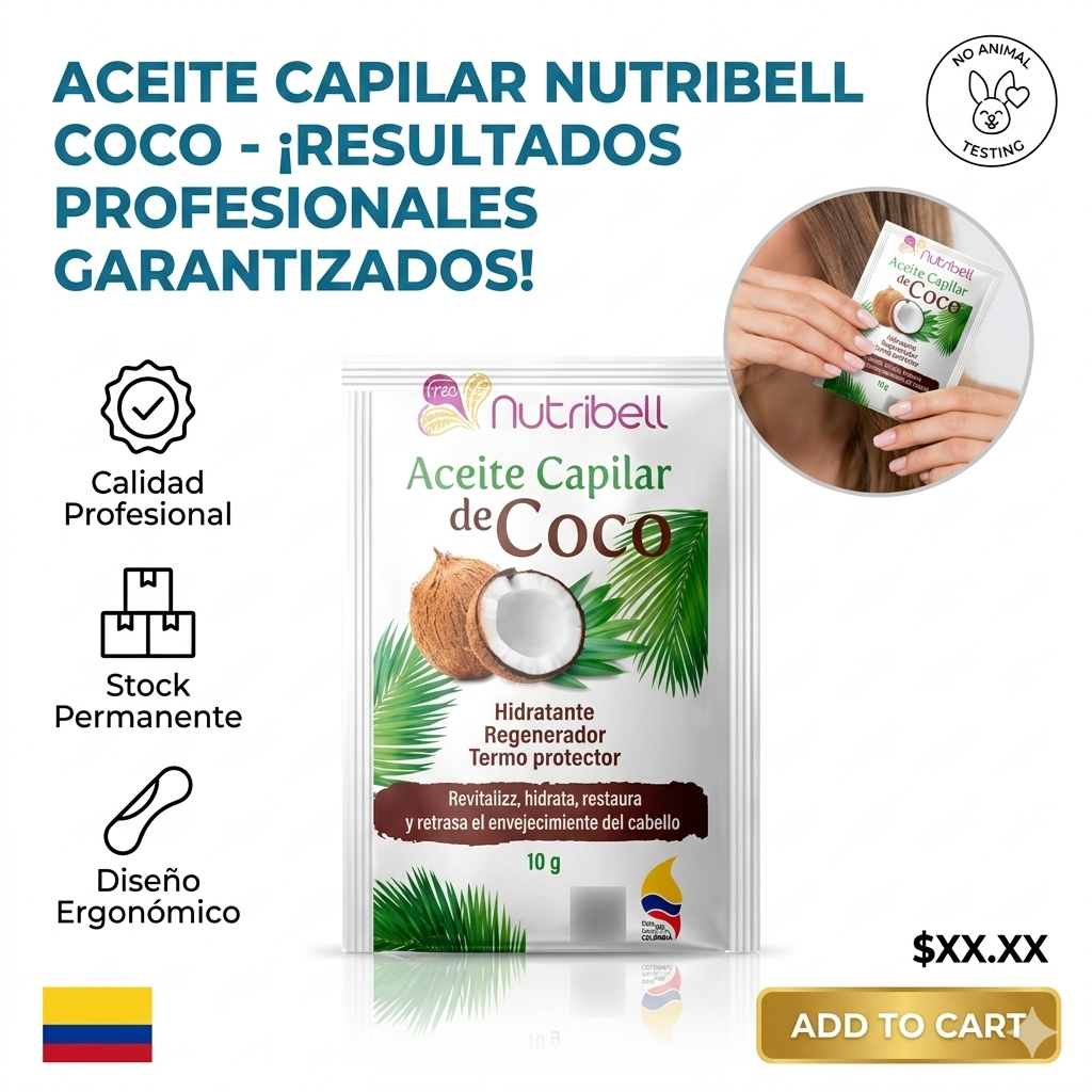 ACEITE CAPILAR NUTRIBELL COCO