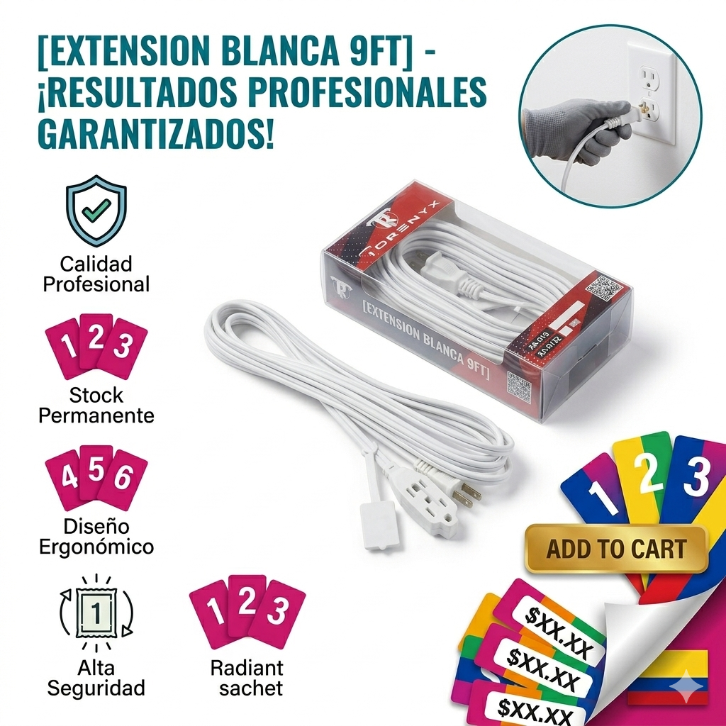 EXTENSION BLANCA 9FT 1