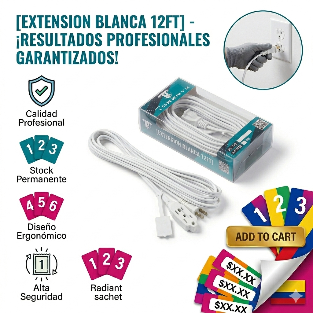EXTENSION BLANCA 12FT 1