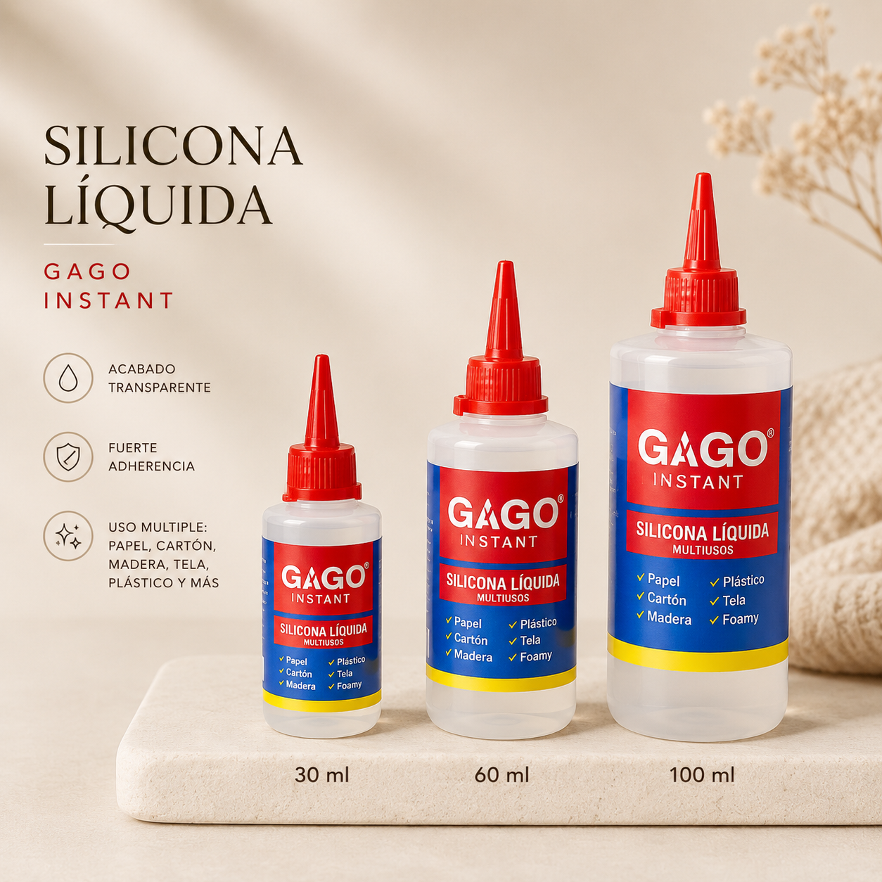 SILICONA LÍQUIDA 60ML  1