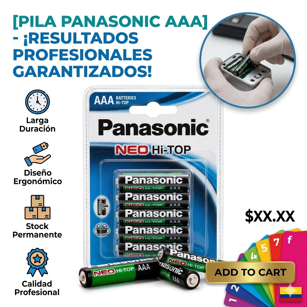 PILA PANASONIC AAA tira X10 1