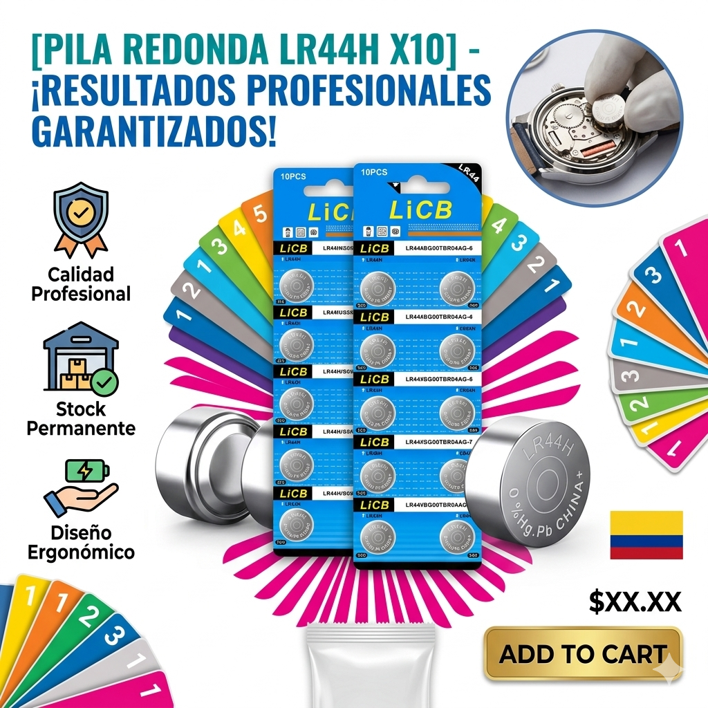 PILA REDONDA LR44H X10 1