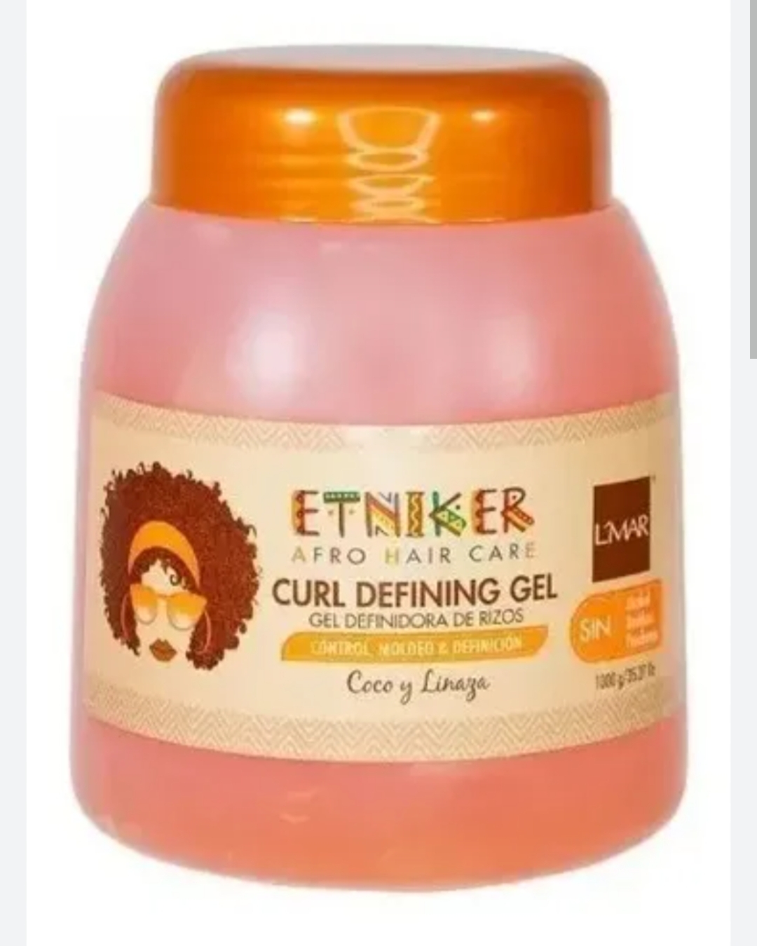CURL DEFINING GEL x1000ML ETNIKER  1